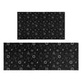 thumbnail image 1 of Black White Gothic Geometry Sun Moon Pattern Kitchen Rugs Sets Of 2,Anti Fatigue Kitchen Mat Rugs Non Slip Washable,Decorative Kitchen Floor Mats for Kitchen,Sink,Laundry,17"x30"+17"x47", 1 of 7