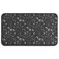 thumbnail image 1 of Black White Gothic Moon Flower Card Pattern Door Rugs,Washable Non Slip Door Mats Indoor,Decorative Door Mats,Entry Mat Indoor for Entrance,Bedroom,Kitchen,Bathroom,30"x17", 1 of 6