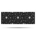 thumbnail image 1 of Black White Gothic Moon Flower Leaf Pattern Bathroom Rugs Mat,Non Slip Microfiber Bathroom Rug,Rubber Backing,Soft Bathroom Mats for Bathroom Floor,Tub and Shower,47x17in(120x43cm), 1 of 5