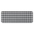 thumbnail image 1 of Black White and Gray Checkerboard Pattern Kitchen Rug Mat,Kitchen Runner Rugs Non Skid Washable,Decorative Kitchen Floor Mats for Kitchen,Sink,Laundry,17"x47.2", 1 of 7