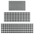 thumbnail image 1 of Black White and Gray Checkerboard Pattern Kitchen Rugs Sets Of 3,Kitchen Runner Rugs Non Skid Washable,Decorative Kitchen Floor Mats for Kitchen,Sink,Laundry,17"x30"+ 17"x47" + 17"x59", 1 of 6