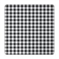 thumbnail image 1 of Black White and Gray Checkerboard Pattern Square Fitted Tablecloth with Elastic Edge,Square Table Cover,Washable Elastic Table Cover for Home Kitchen Party Decor 34"x34", 1 of 6