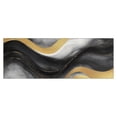 thumbnail image 1 of Black White Gray Gold Marble Pattern Kitchen Rug Mat,Kitchen Runner Rugs Non Skid Washable,Decorative Kitchen Floor Mats for Kitchen,Sink,Laundry,17"X47", 1 of 5