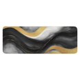 thumbnail image 1 of Black White Gray Gold Marble Pattern Kitchen Rug Mat,Kitchen Runner Rugs Non Skid Washable,Decorative Kitchen Floor Mats for Kitchen,Sink,Laundry,17"x47.2", 1 of 7