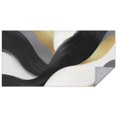 thumbnail image 1 of Black White Gray Gold Marble Pattern Rectangle Tablecloth 60"x120",Waterproof Polyester Rectangle Table Cloth, Wipeable Spillproof Polyester Tablecloth for Dining, Camping, Indoor and Outdoor, 1 of 6