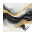 thumbnail image 1 of Black White Gray Gold Marble Pattern Square Tablecloth,Waterproof Square Table Cover,Wipeable Spillproof Washable Table Cover for Home Kitchen Party Decor 52"x52"(132x132cm), 1 of 6
