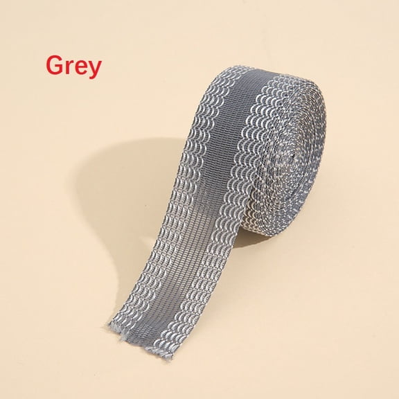 Black / White / Grey / Beige / Blue Pants Mouth Paste Pants Edge Iron-On Patches, Grey Clothing Repair Accessories