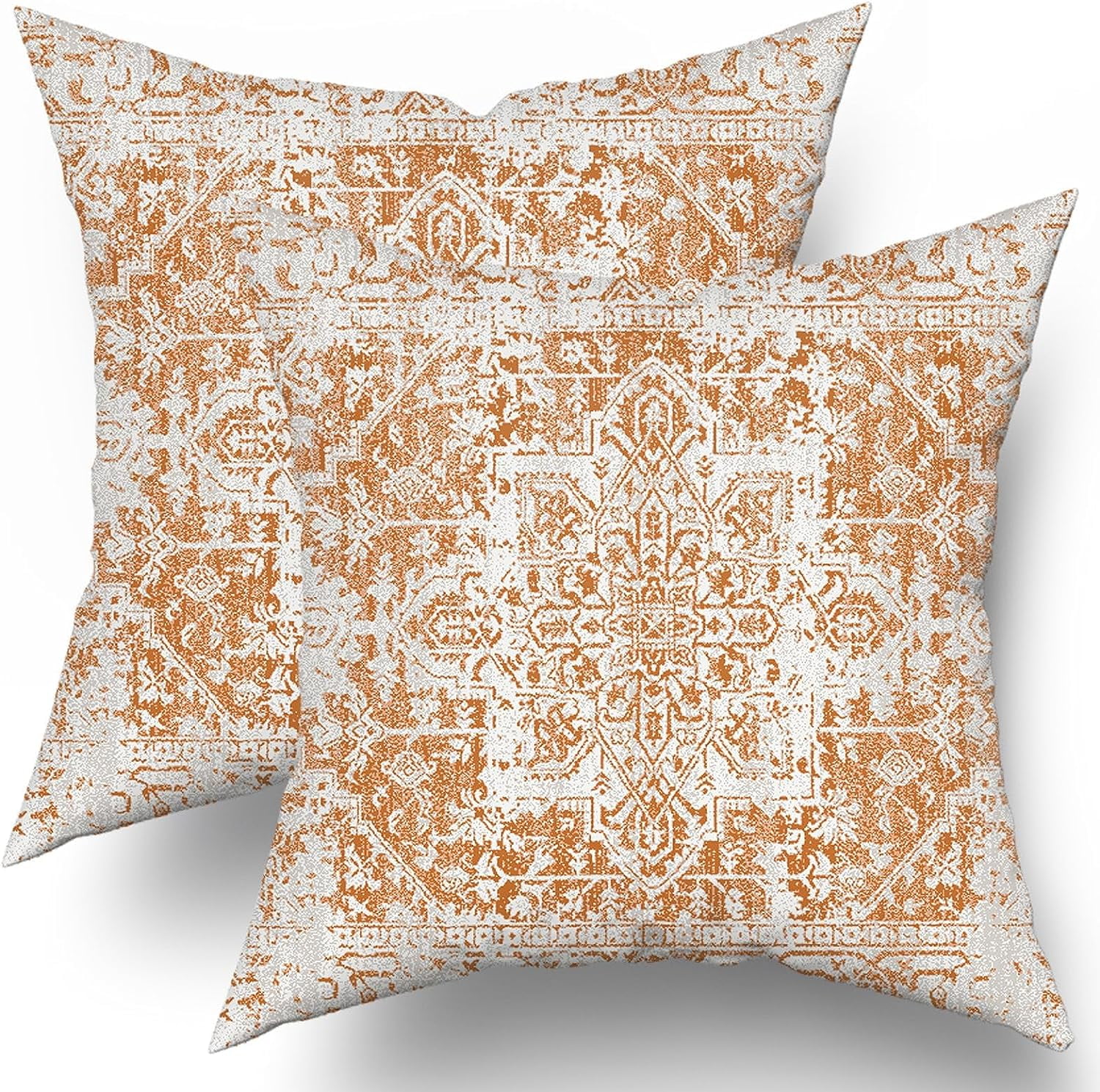 Black White Grey Ethnic Boho Throw Pillow Covers 20X20 Inches Set of 2