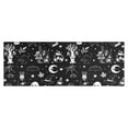 thumbnail image 1 of Black and White Halloween Elements Pattern Kitchen Rug Mat,Kitchen Runner Rugs Non Skid Washable,Decorative Kitchen Floor Mats for Kitchen,Sink,Laundry,17"X47", 1 of 5