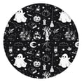 thumbnail image 1 of Vintage Halloween Elements Pattern Round Fitted Tablecloth with Elastic Edge,Dining Table Cover Waterproof,Outdoor Round Tablecloth for Camping,Dining,Indoor and Outdoor, 1 of 7