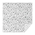 thumbnail image 1 of Black and White Halloween Ghosts Square Tablecloth,Waterproof Square Table Cover,Wipeable Spillproof Washable Table Cover for Home Kitchen Party Decor 52"x52"(132x132cm), 1 of 6