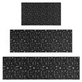 thumbnail image 1 of Black White Halloween Symbol Pattern Kitchen Rugs Sets Of 3,Kitchen Runner Rugs Non Skid Washable,Decorative Kitchen Floor Mats for Kitchen,Sink,Laundry,17"x30"+ 17"x47" + 17"x59", 1 of 6