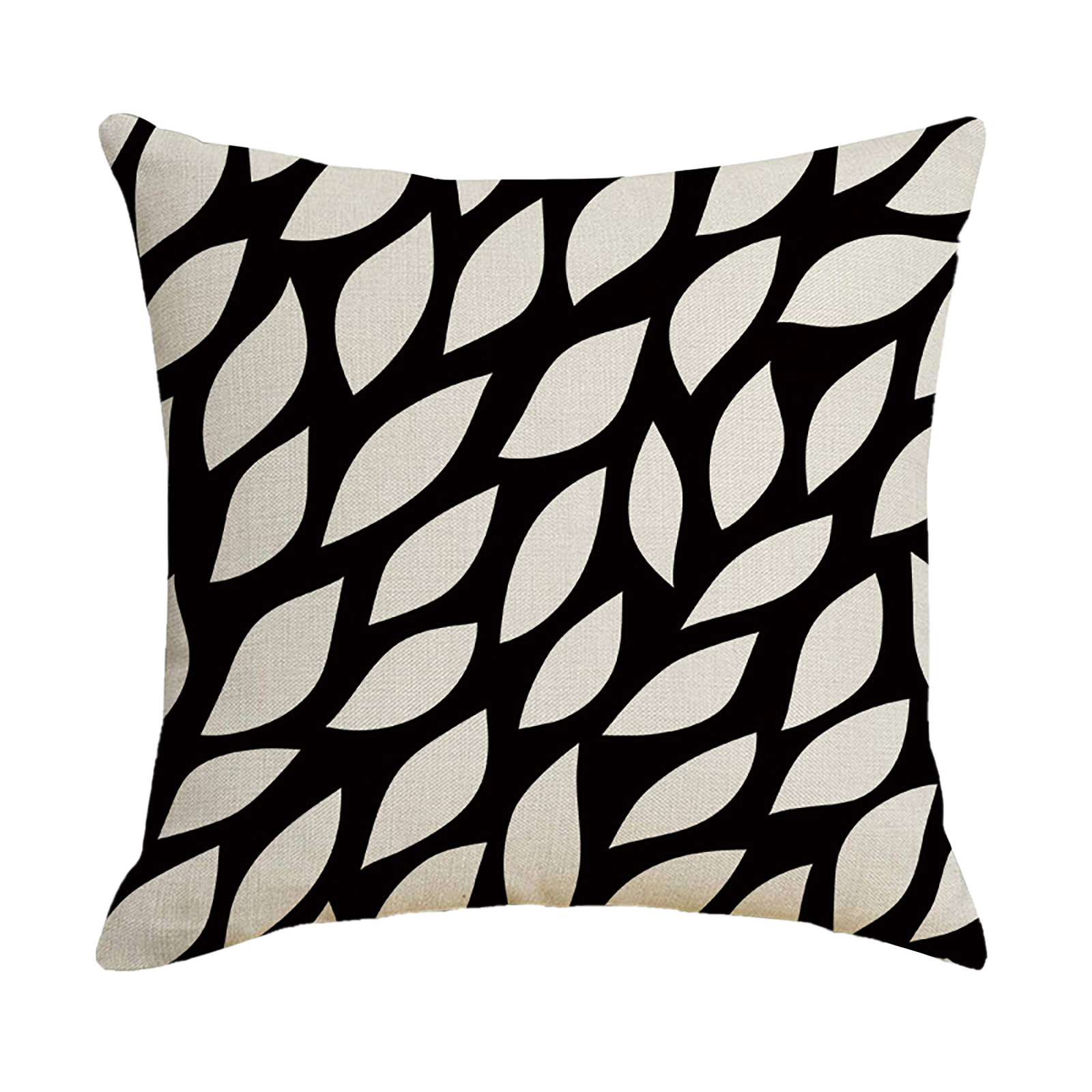 Black White Hugging Pillow Household Design Pattern Sand Pillow Olive ...