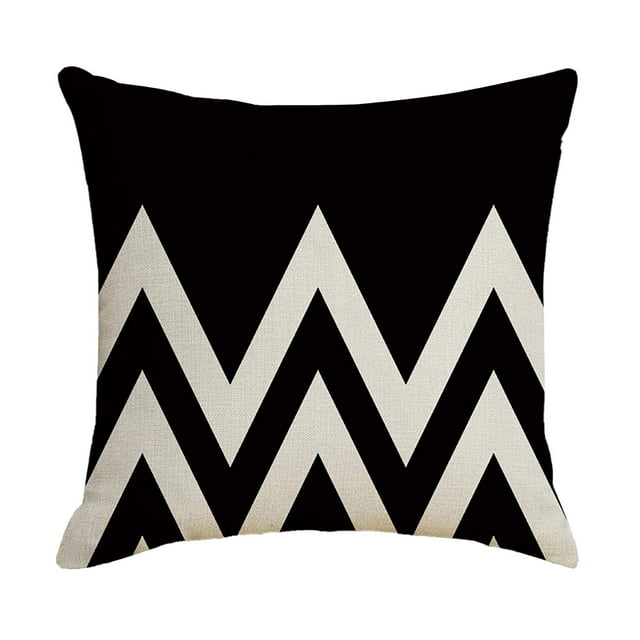 Black White Hugging Pillow Household Design Pattern Sand Pillow Organic