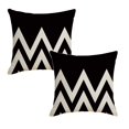 Black White Hugging Pillow Household Design Pattern Sand
