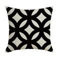 Black White Hugging Pillow Household Design Pattern Sand Pillow Pillowcase for Hair Stretchy