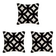Black White Hugging Pillow Household Design Pattern Sand Pillow