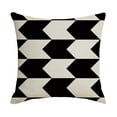 Black White Hugging Pillow Household Design Pattern Sand Pillow Working