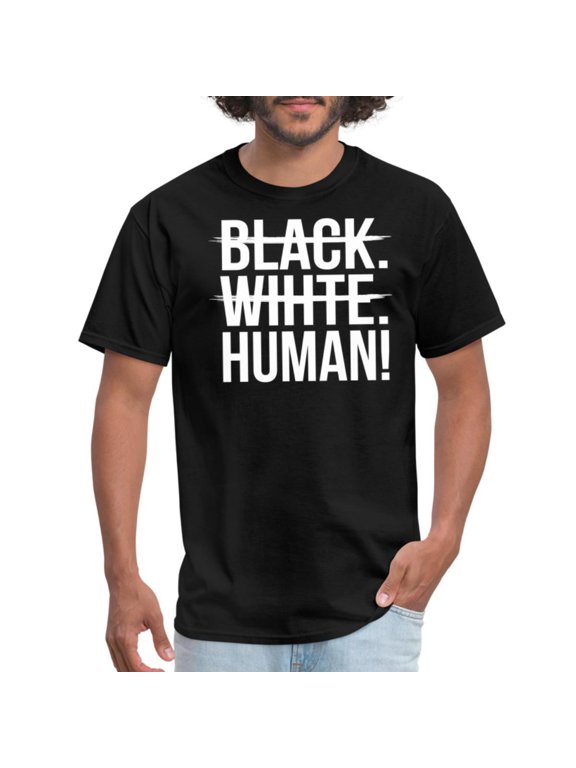 Black White Human Equality Men's T-Shirt