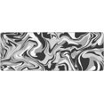 thumbnail image 1 of Black White Ink Liquid Waves Gaming Mouse Pad Large Mousepad Office XL Extended Desk Mat Non-Slip Rubber Base for Office Home 31.5x11.8 Inch, 1 of 6