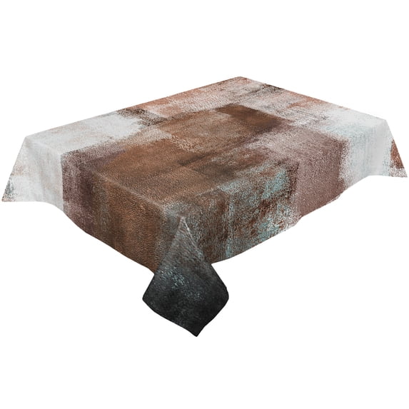 Black White Irregular Geometry Table Cloth Waterproof Dining Tablecloth Kitchen Decorative Coffee Cuisine Party Table Cover