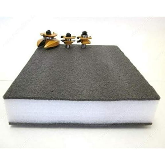 Black-White Kaizen Shaping Foam 1'x1' Black-White with Free 10 Knife Replacement