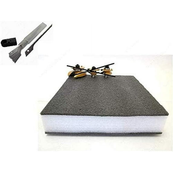 Black-White Kaizen Shaping Foam 2' x 4' Black-White with Free 10 Knife Replaceme