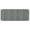 thumbnail image 1 of Black and White Kitchen Mat, Circular Pattern Monochrome Dots with Bullseye Design Abstract Modern Art, Plush Decorative Kitchen Mat with Non Slip Backing, 47" X 19", Black White, by Ambesonne, 1 of 1