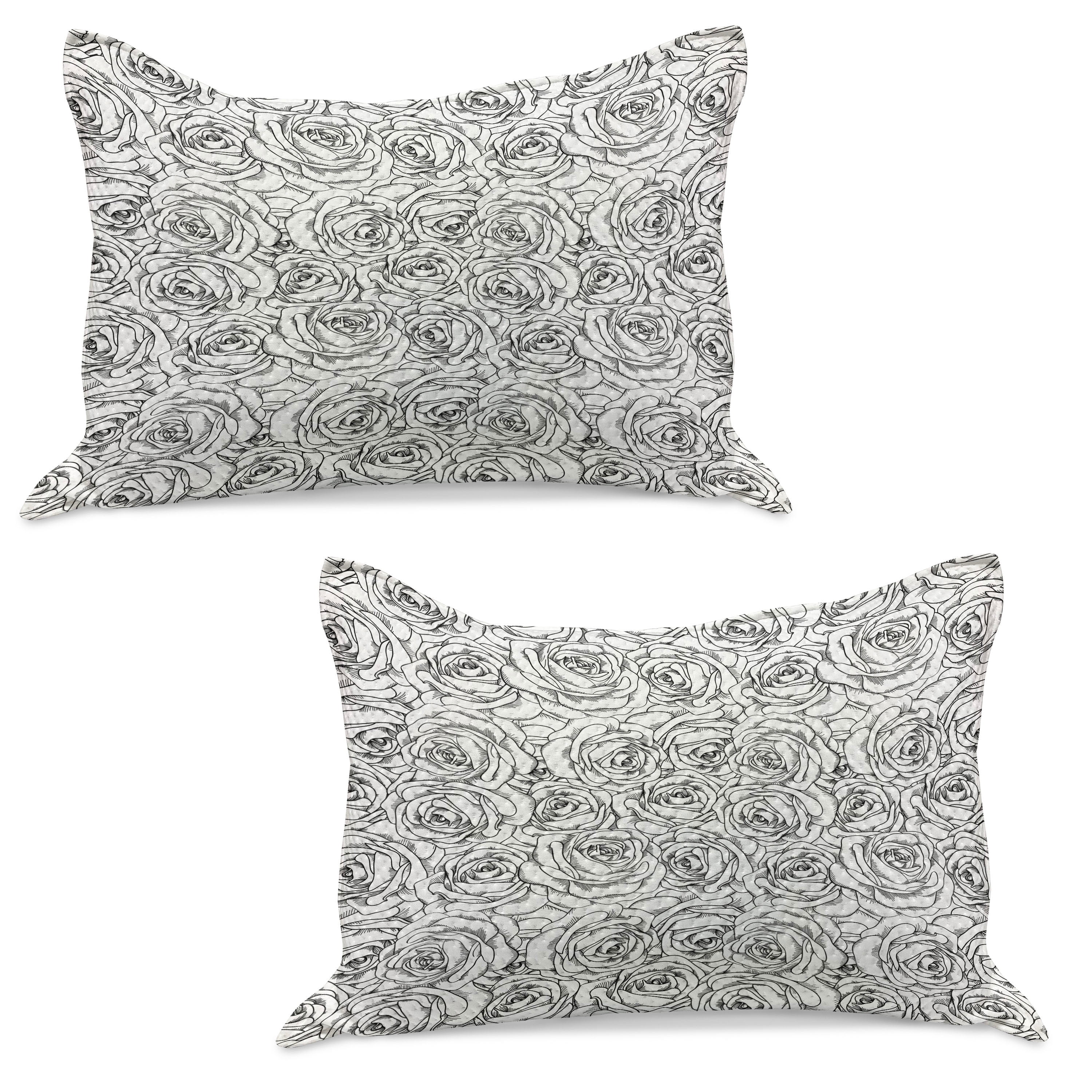 Black - Khun Weave Cotton Pillow Covers (Set of 2)