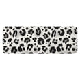 thumbnail image 1 of Black and White Leopard Pattern Kitchen Rug Mat,Kitchen Runner Rugs Non Skid Washable,Decorative Kitchen Floor Mats for Kitchen,Sink,Laundry,17"x47.2", 1 of 7