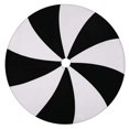 thumbnail image 1 of Black White Lollipop Christmas Tree Skirt,36inch Christmas Tree Mat Tree Skirt Decorations for Holiday Party Xmas Tree Ornament, 1 of 7
