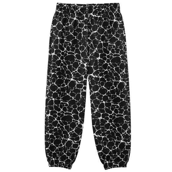 Black White Marble Boys Pants Kids Casual Sweatpants Joggers Toddler Sports Pants 3-10 Years