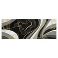 thumbnail image 1 of Black White Marble Gold Line Pattern Kitchen Rug Mat,Kitchen Runner Rugs Non Skid Washable,Decorative Kitchen Floor Mats for Kitchen,Sink,Laundry,17"X47", 1 of 5