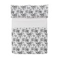 thumbnail image 1 of Black and White Microfiber Bedspread Set, Vintage Floral Pattern Victorian Classic Royal Inspired New Modern Art, Soft Bedding Set with Pillow Shams & Comforter, 3 Sizes, White and Black, by Ambesonne, 1 of 1