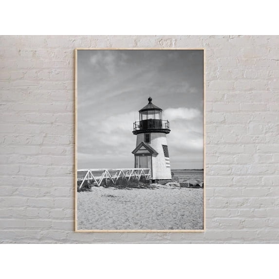 Nantucket Library Black and White, Nantucket Print, Nantucket Wall Art, Nantucket Poster ...