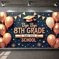 thumbnail image 1 of Black and White Next Stop High School Banner Hand-drawn  Graduation Display Chalkboard Design Graduation Cap School Backdrop for Graduation Party High School Transition School Event, 1 of 8