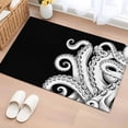 thumbnail image 1 of Black White Octopus Entryway Rug 2'x3'&nbsp; Non Slip Front Door Mats, Coastal Ocean Animals Nautical Entrance Rugs Indoor Outdoor Carpet, Washable Floor Mats Small Area Rug for Bedroom Kitchen, 1 of 8