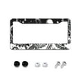 thumbnail image 1 of Black White Octopus Tentacles License Plate Frames for Women Men Car Plate Holder Cover Metal Tag Aluminum Car Accessories Front Rear Plate Decor, 1 of 6