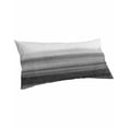 thumbnail image 1 of Black White Ombre Pillow Covers King Size, Vintage Minimalism Abstract Stripes Soft Bed Throw Pillowcases Breathable Cooling Long Lumbar Body Pillow Sham Cover for Bed Sofa 20''x40'', 1 of 7
