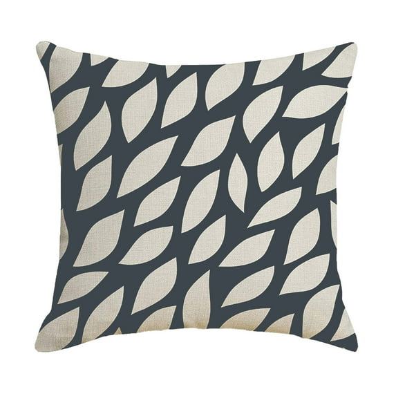 Black White Outdoor Waterproof Pillow Covers, 18x18 Inch Modern Geometric Pattern Throw Pillows Cover Decorative Boho Pillow Covers for Patio Garden Porch