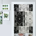 thumbnail image 1 of Black White Paisley Bandana Patterns Door Curtain Nordic Living Room DoorCurtain Porch Partition Curtain Kitchen Rative Half Curtain, 1 of 4