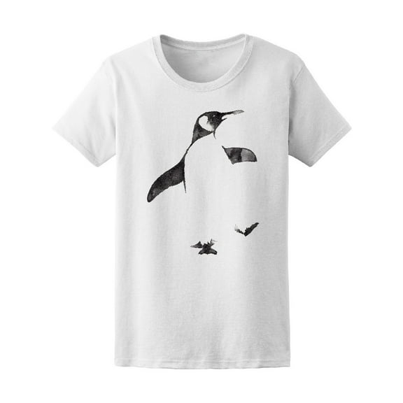 Black & White Penguin T-Shirt Men -Image by Shutterstock, Male 4X-Large