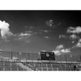 thumbnail image 1 of Black White Photo Empty Stadium Munich Germany Extra Large XL Wall Art Poster Print, 1 of 3