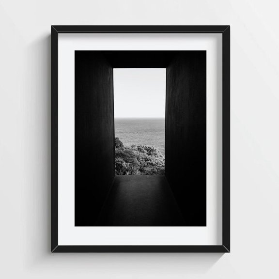 Black White Photography Original Minimalistic Natural Landscape Poster