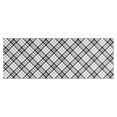 thumbnail image 1 of Black White Plaid Checkered Pattern Kitchen Rug Mat,Kitchen Runner Rugs Non Skid Washable,Decorative Kitchen Floor Mats for Kitchen,Sink,Laundry,17"X47", 1 of 5