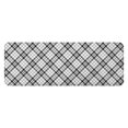 thumbnail image 1 of Black White Plaid Checkered Pattern Kitchen Rug Mat,Kitchen Runner Rugs Non Skid Washable,Decorative Kitchen Floor Mats for Kitchen,Sink,Laundry,17"x47.2", 1 of 7