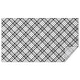 thumbnail image 1 of Black White Plaid Checkered Pattern Rectangle Tablecloth 60"x102",Waterproof Polyester Rectangle Table Cloth, Wipeable Spillproof Polyester Tablecloth for Dining, Camping, Indoor and Outdoor, 1 of 6