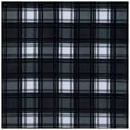 thumbnail image 1 of Black  White Plaid Fleece Fabric, 1 of 1