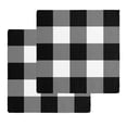 Black White Plaid Kitchen Dish Towels for Drying Dishes Set of 2 ...