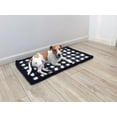 thumbnail image 1 of Black & White Plaid Sherpa Pet Blanket-Throw 28"x40", 1 of 2